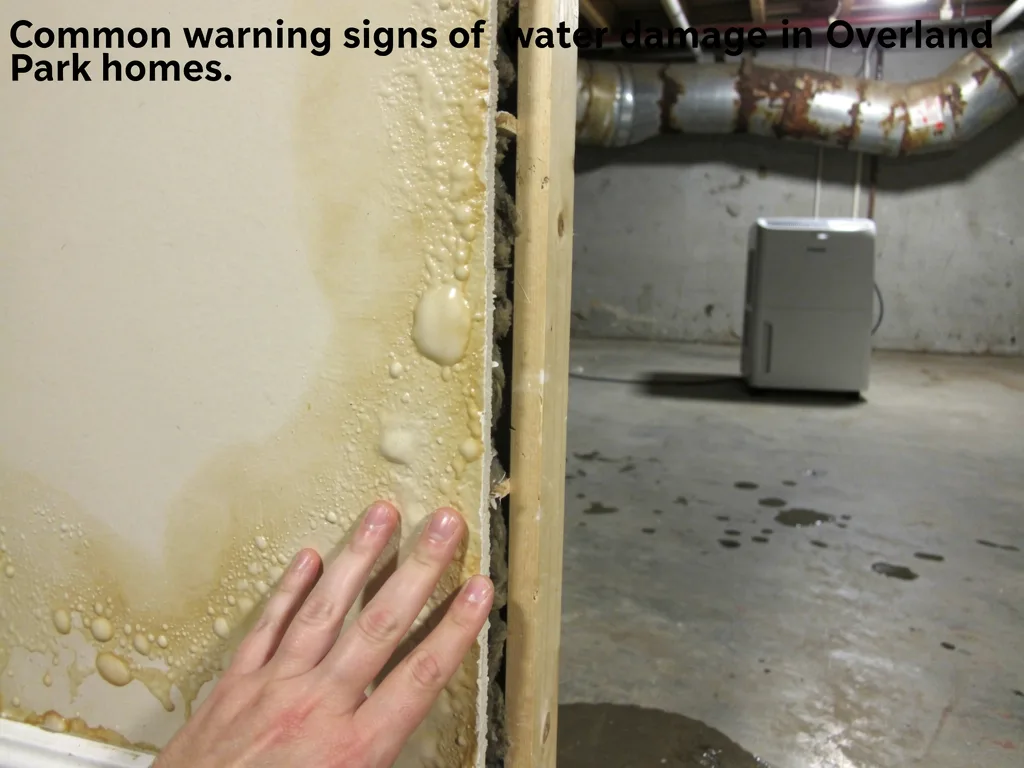 Common warning signs of water damage in Overland Park homes
